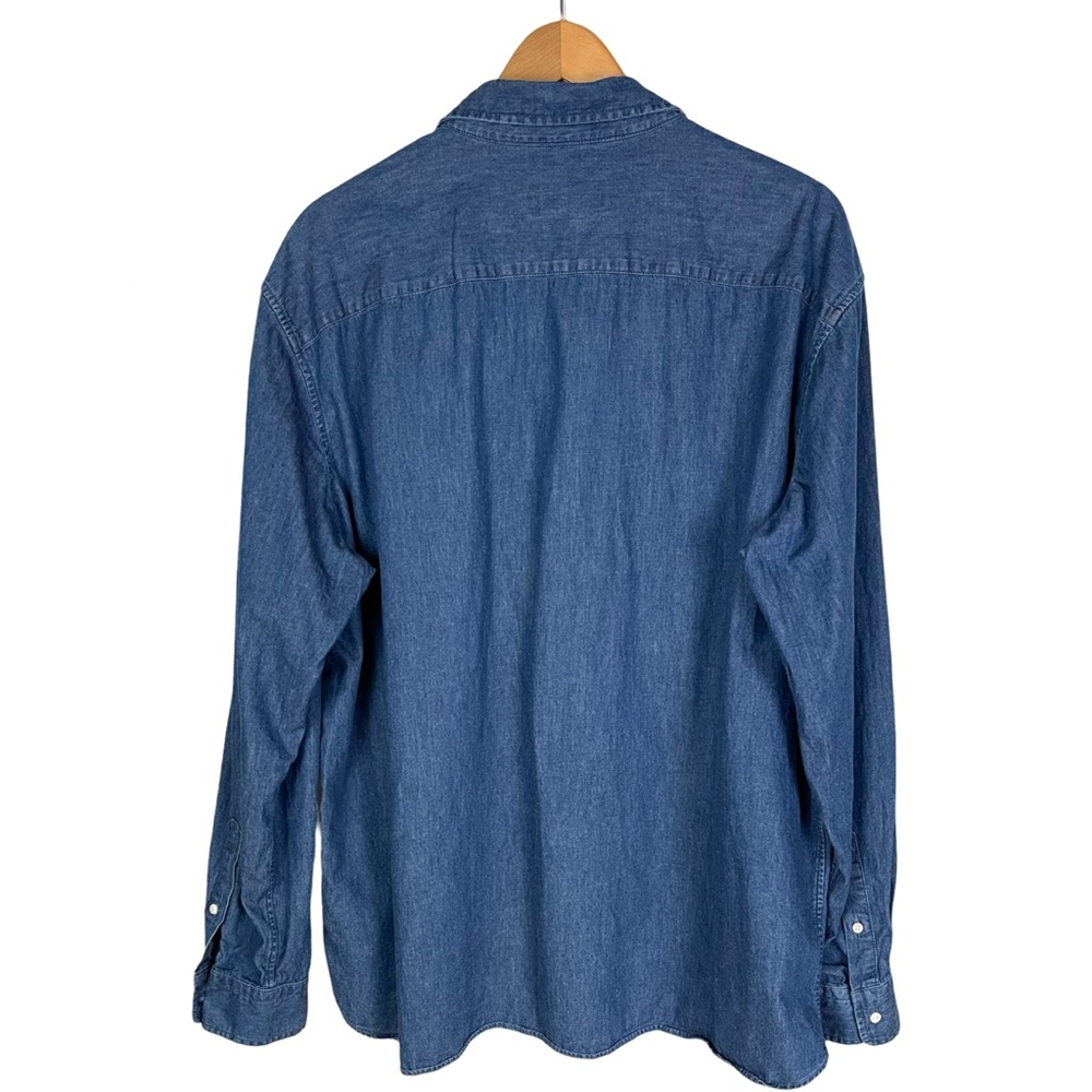 Vineyard Vines long sleeve cotton Denim Jean chambray button-down shirt Men’s - Picture 7 of 7